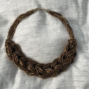 Bronze color necklace